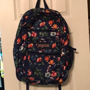Floral Jansport backpack